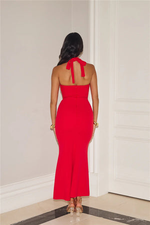 Flickers Of Fantasy Halter Maxi Dress