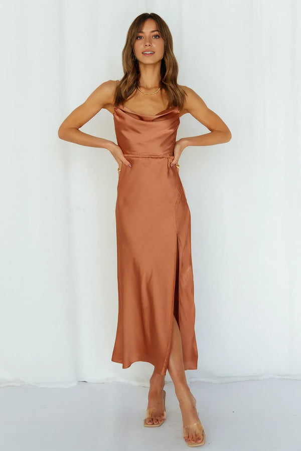 Stand On My Own Midi Dress