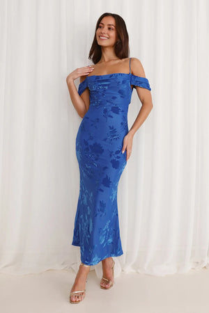 Good Fun Off Shoulder Maxi Dress