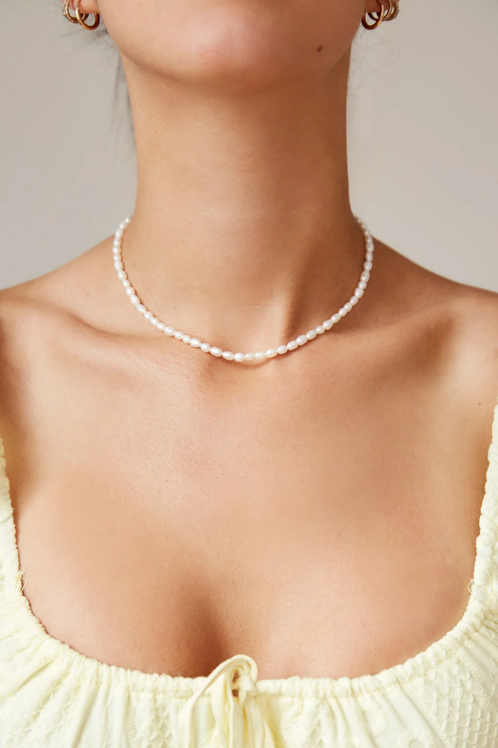 Seconds Awaiting Necklace White