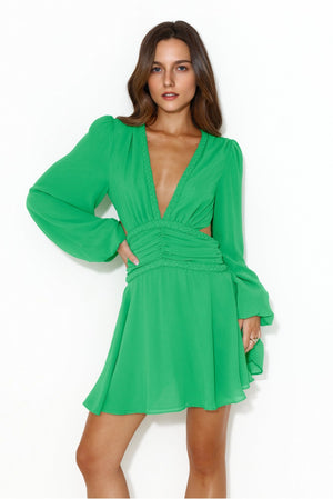RUNAWAY Brady Long Sleeve Mini Dress
